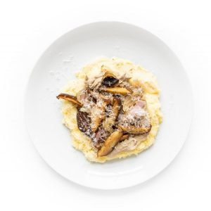 Creamy Polenta with Mushroom Ragu